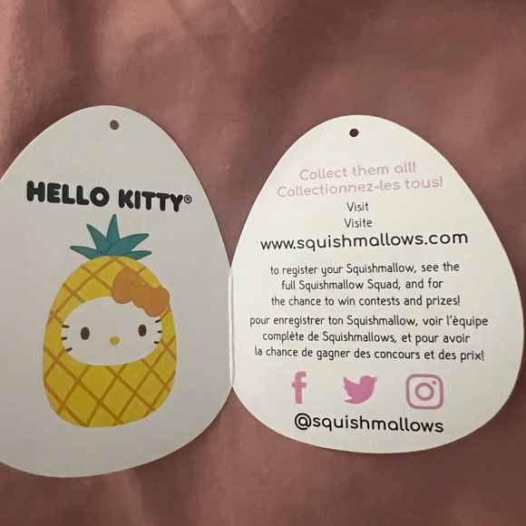 Hello Kitty Pineapple Squishmallow - Picture 3 of 3